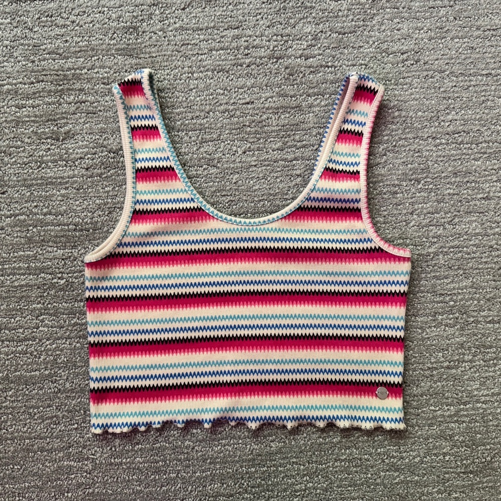 Roxy Keep it Wavy Printed Tank Top (Size S)